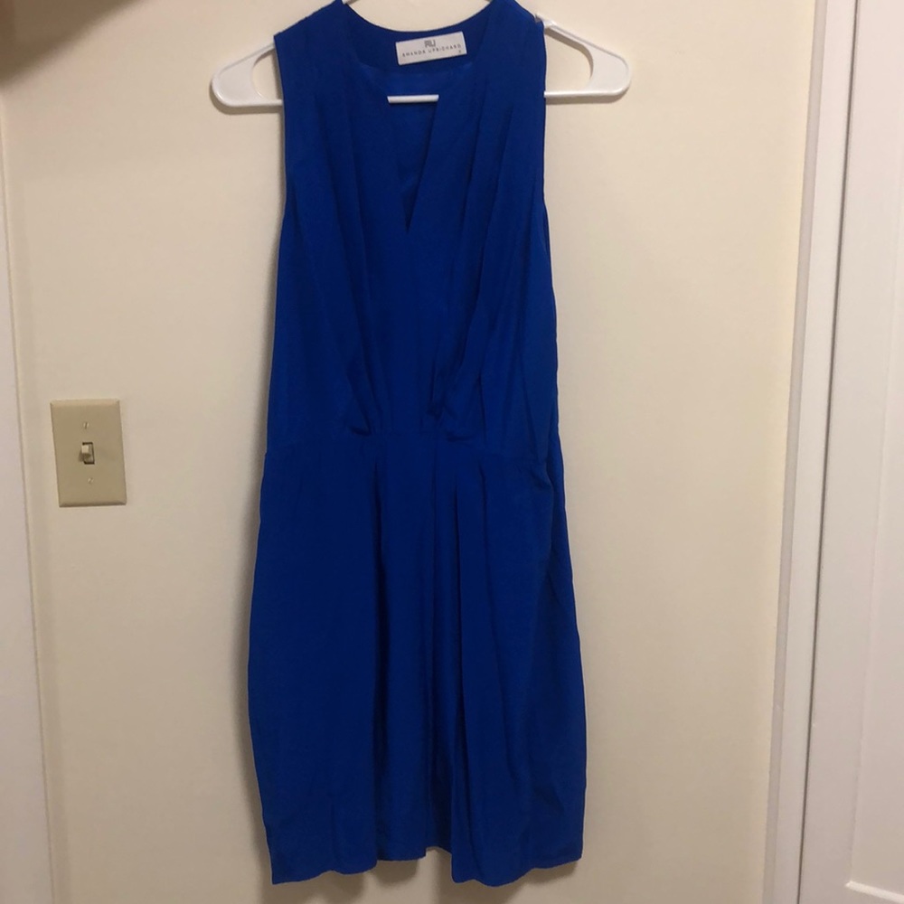 Silk indigo dress